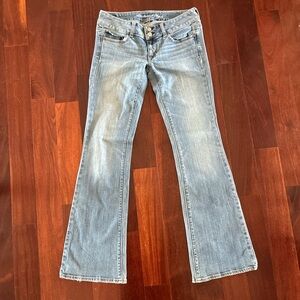 American Eagle Outfitters Light Blue Flared Jeans